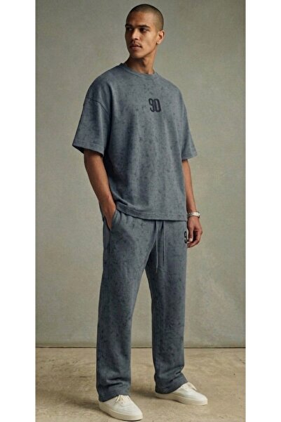 The Champ Clothing Ανδρικό Σετ Φούτερ και Παντελόνι Oversize NinetyFade Marin...