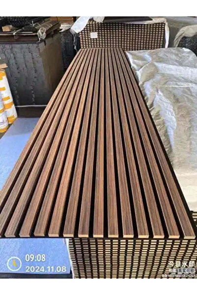 OEM Διακοσμητικό ακουστικό πάνελ με σχέδιο OAK-832S, MDF, 2900x600x210 mm,