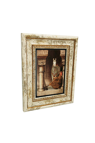 Sadrazam Εκτύπωση εικόνας αλόγου σε πίνακα από φυσική πέτρα 20X255G-ArAt1