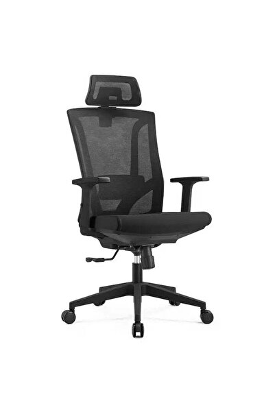 OEM Καρέκλα γραφείου Ergoplus Super-H, μαύρη, ρυθμιζόμενο προσκέφαλο 2D, πλάτ...