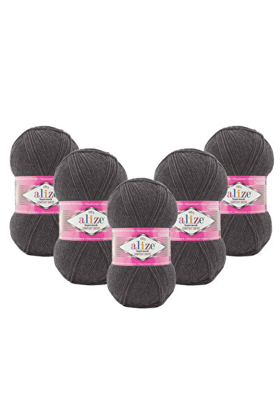 Alize جوارب سوبر واش كومفورت 5 قطع (521) 100 جرام 420 متر - 75% صوف 25% خيط ب...