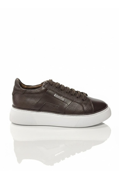 Pierre Cardin Καφέ Premium Sneaker Ανδρικά Άνετα Παπούτσια για Όλη την Ημέρα