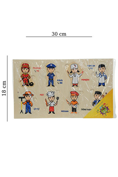 KESKİN SOUND Wooden Puzzle Professions