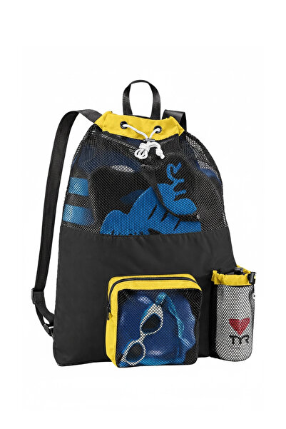 woys Γυναικείο σακίδιο πλάτης παραλίας μεγάλου μεγέθους με θήκες για διχτυωτέ...