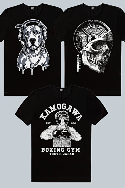 ROCKANDROLL Κολιέντι Πιτ, Μαύρη Κεφαλή Δίσκου, Ανδρικό Μπλουζάκι Anime Boxer ...