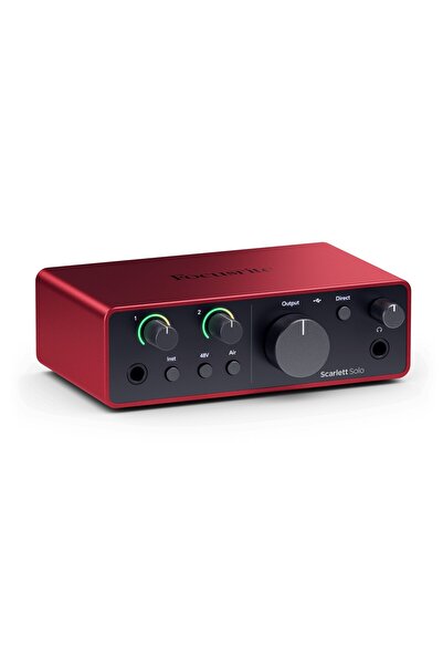 Focusrite Scarlett Solo Gen 4 Ses Kartı MOSC0032