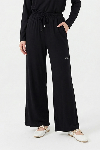 Missemramiss Παντελόνι με πέτρες 5356 Μαύρο