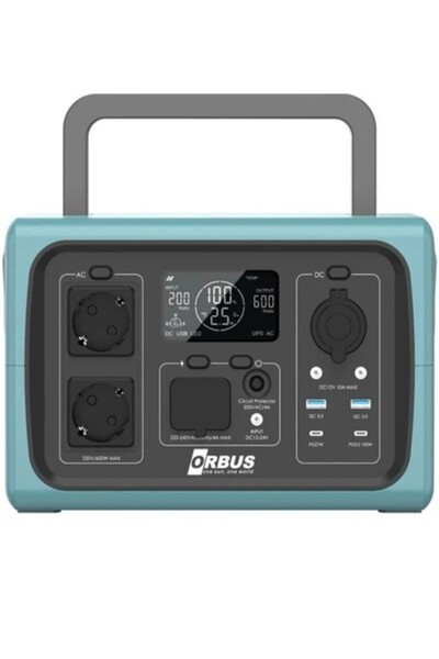 ORBUS 600Watt Power Station Taşınabilir Güç Kaynağı