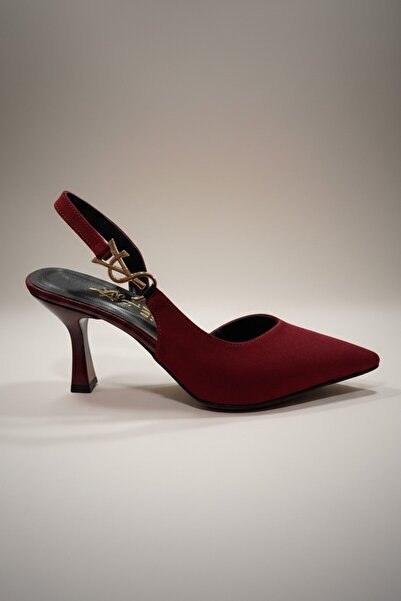 Modayak ARICI ΒΕΛΟΥΔΙΝΑ ΠΑΠΟΥΤΣΙΑ ΣΕ ΧΡΩΜΑ ΜΠΟΡΝΤΟ ΜΕ ΛΕΠΤΟ ΤΑΚΟΥΝΙ, ΜΥΤΕΡΗ Μ...