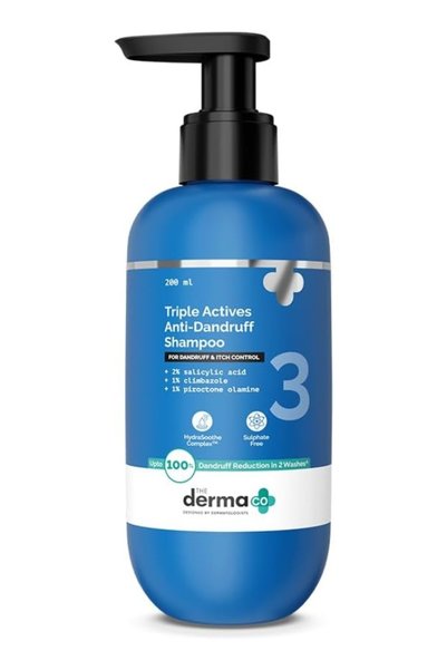 The Derma Co TRIPLE ACTIVES ANTI-DANDRUFF SHAMPOO 200 ML
