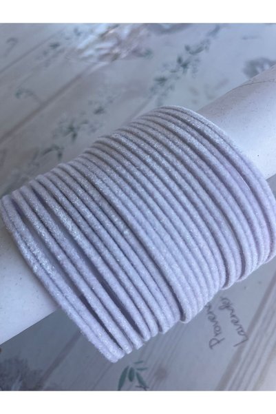 Home Kadife Kaplama Minimal İnce Çoklu Bileklik – Beyaz