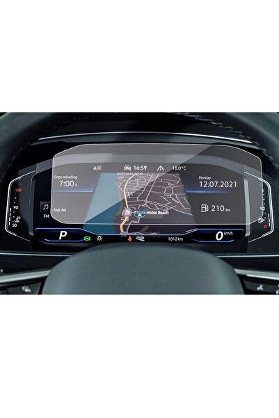 Glassmax VW Passat B8-8.5 Dijital Gösterge Ekran Koruyucu - Kırılmaz Şeffaf N...