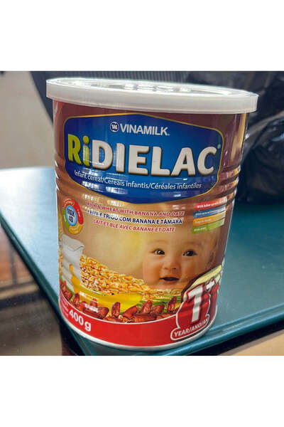 MILK Ridielac Is a Cereal Food for Babies over 6 Months Old, Containing Milk,...