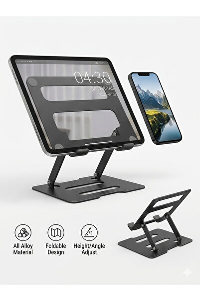 ENNOVA Adjustable Alloy Desktop Bracket for Tablets and Phones S-799