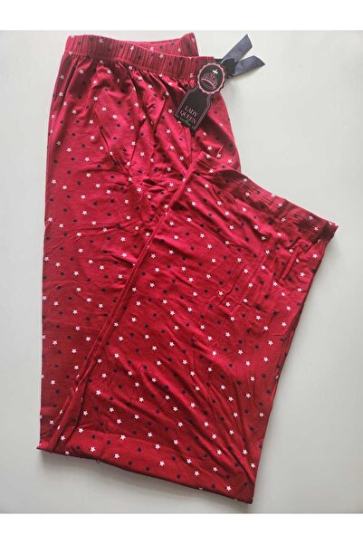 Lady Queen Lycra Ring Viscose Oversize Size Pajama Bottoms 6020