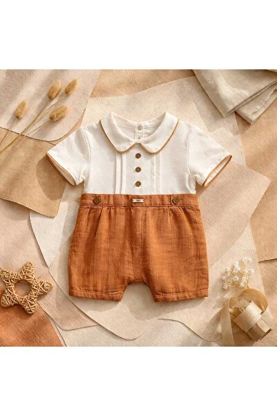 Nanon Baby Apoletli Düğmeli Tulum