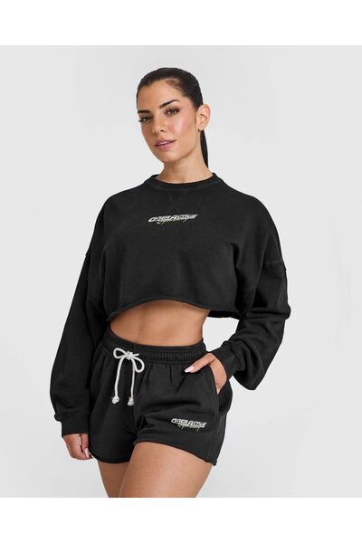 Oner Active Oneractive Crop Sweatshirt Black