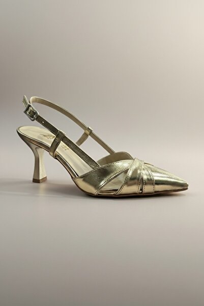 Modayak ARICI ΧΡΥΣΑ ΓΥΝΑΙΚΕΙΑ ΠΑΠΟΥΤΣΙΑ ΜΕ ΛΕΠΤΟ ΤΑΚΟΥΝΙ, ΜΥΤΕΡΗ ΜΥΤΗ ΚΑΙ ΛΟΥ...