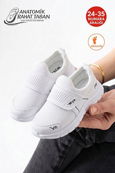 AlbiShoes Pantofi sport unisex pentru copii, fără șireturi, din plasă, ușori,...