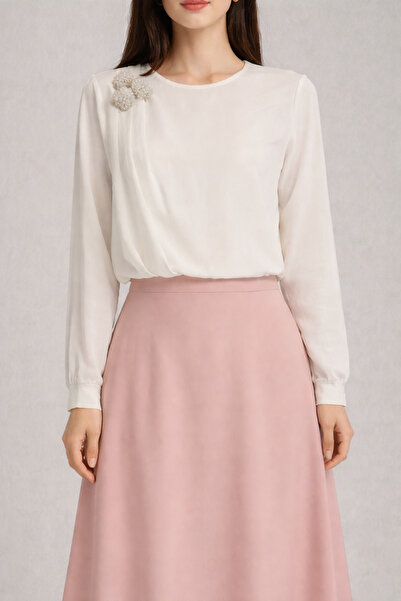 FUAT GÜRSEN Μπλούζα με λεπτομέρεια από βρόνχο