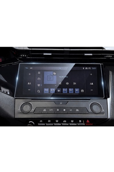 Glassmax Peugeot 408 Allure Multimedya Ekran Koruyucu- Kırılmaz Şeffaf Nano T...