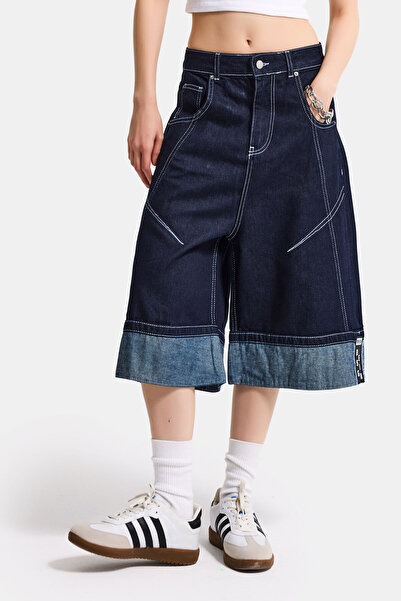 it's basic Γυναικείο τζιν σορτς βερμούδα Indigo Selvedge 7s6-50 Baggy Fit Max...