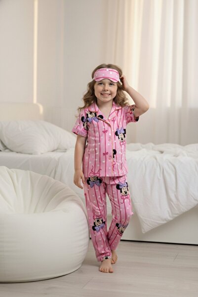 ÖRZİ Kids Καλοκαιρινό κοντομάνικο νυχτικό και σετ πιτζάμες για κορίτσια, με ε...