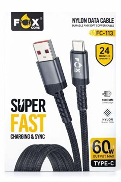 FOX CORE كابل USB-C بطول متر واحد