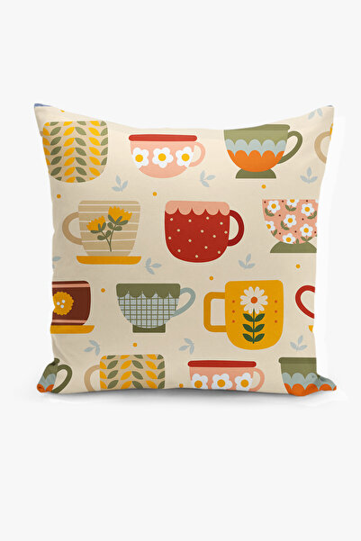 Filamente Κάλυμμα μαξιλαριού διπλής όψης με ψηφιακή εκτύπωση - Ώρα Τσαγιού/Κα...