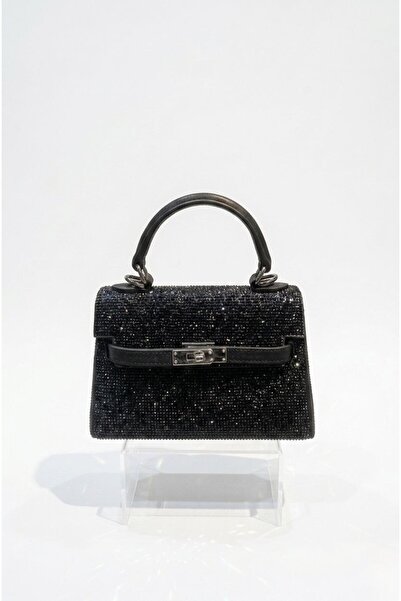 silora Luxury Full Crystal Beaded Evening Bag - Classic Design with Top Handle