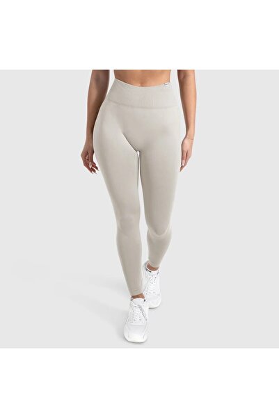 ALPHALETE Smilodox Büzgülü Tayt Kirli beyaz