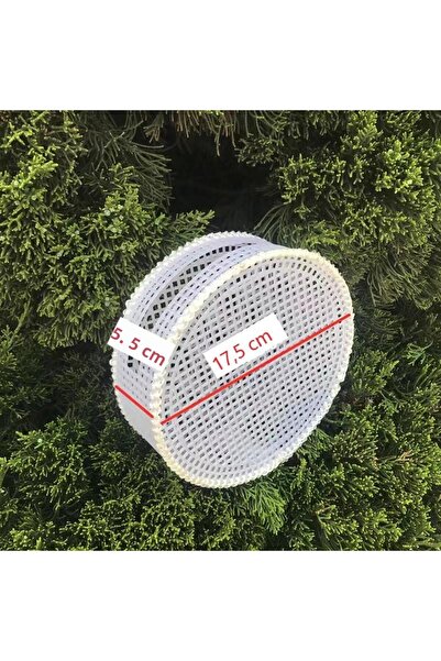 angel çanta aksesuar Σετ καμβά στρογγυλής τσάντας Λευκό