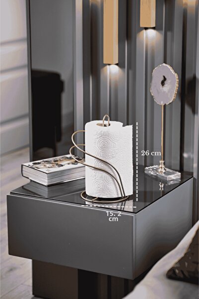 Edora Home Χρυσό ματ χαρτοθήκη για πετσέτες κύκνου, θήκη για ρολό πετσέτας, θ...