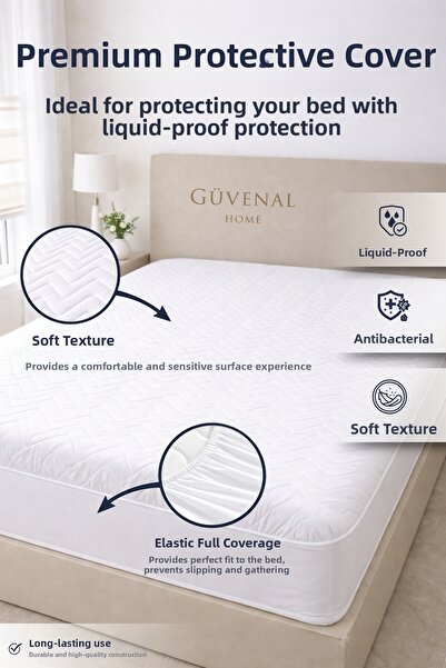 Güvenal Αδιάβροχο προστατευτικό στρώματος Aquavia με καπιτονέ επένδυση |   Πλ...