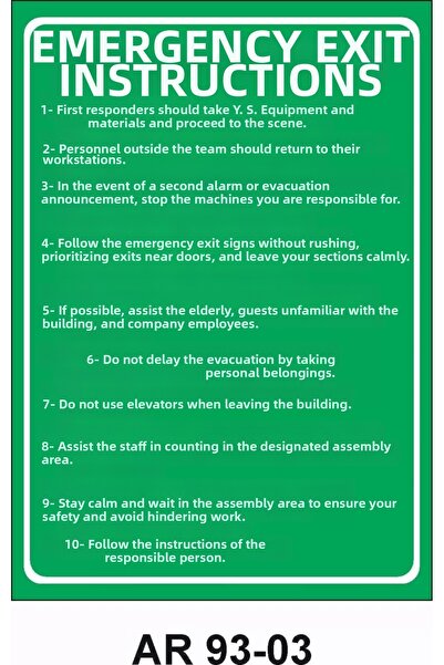 Outdoor One Work Safety Warning Sign 1 Piece Pvc 21 X 29cm