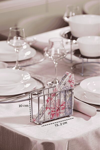 Edora Home Ματ ασημί κλουβιάτο στήριγμα χαρτοπετσέτας Καφέ Εστιατόριο Ξενοδοχ...