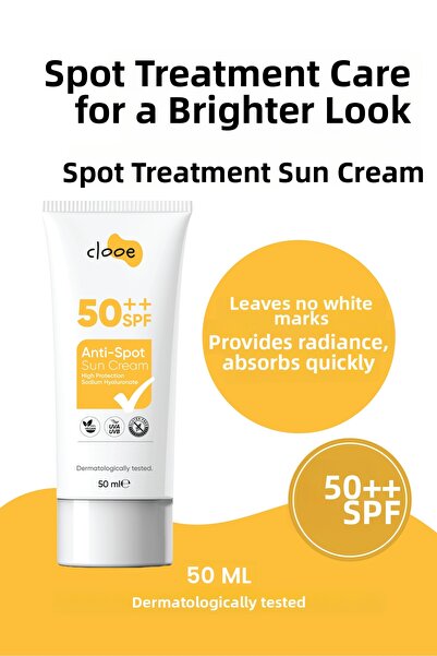 clooe واقي شمسي نباتي مضاد للجلوتين بعامل حماية من الشمس SPF 50 (50 مل)