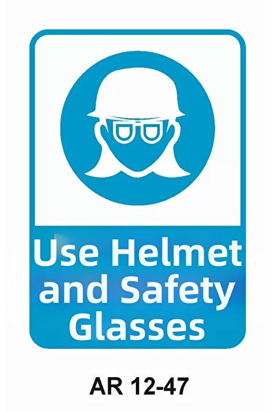 Outdoor One Use a Beret and Work Glasses Women Figure Work Safety Warning Sig...
