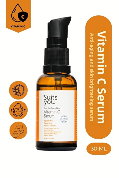 suitsyou سيروم فيتامين سي 10% مضاد للعيوب ومفتح للبشرة (30 مل)