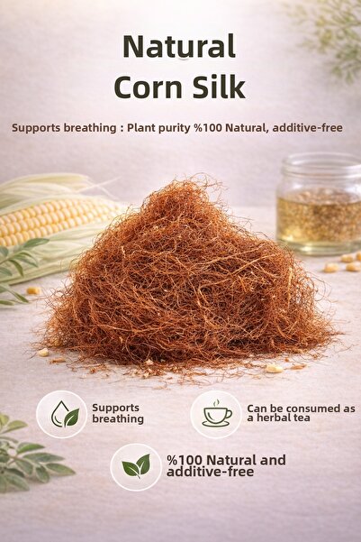 Aktarzane Natural Corn Tassel 100% Without Additives - Herbal Tea 100 Gr