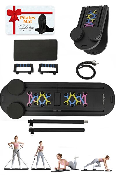 RELAXUS Multifunctional Fitness Board Resistance Band Home Core Abdominal Arm...