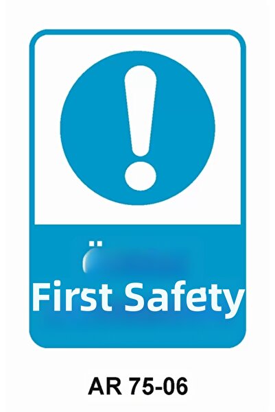 Outdoor One Work Safety Warning Sign 1 Piece Pvc 21 X 29cm