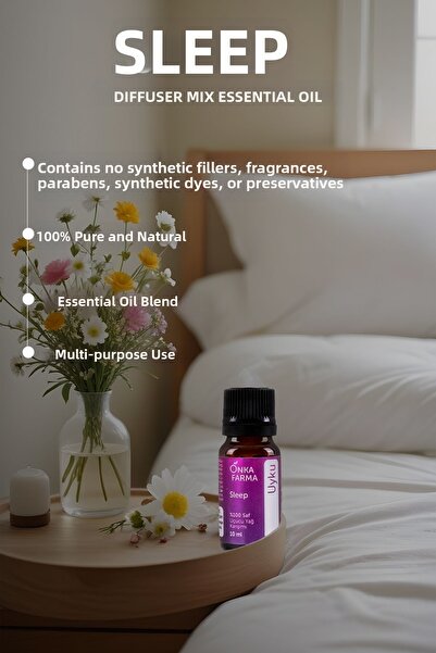 OnkaFarma Onka Farma Sleep Essential Oil Mix - 100% Pure and Natural Essential Oil - 10 ml