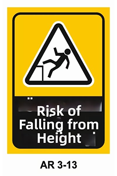Outdoor One Work Safety Warning Sign 1 Piece Pvc 21 X 29cm