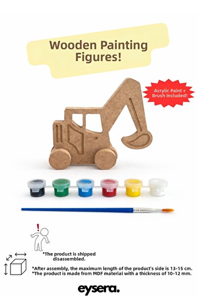 eysera Wooden Painting Set – Children's Activity & Hobby Toy, Montessori Educ...