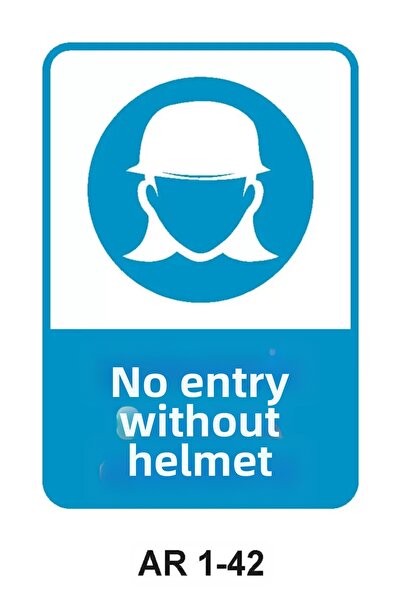 Outdoor One Work Safety Warning Sign 1 Piece Pvc 21 X 29cm