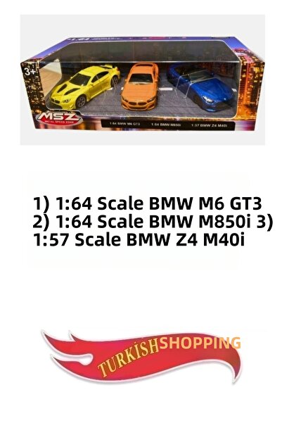 MSZ 3-in-1 Metal Suspension Licensed Model Cars