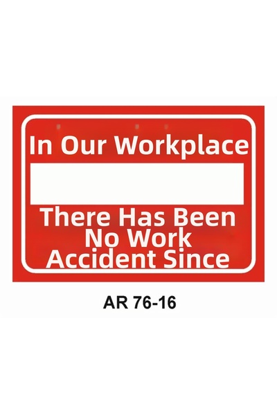 Outdoor One Work Safety Warning Sign 1 Piece Pvc 21 X 29cm
