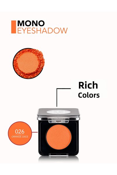 Flormar Mono High Pigmented & Natural Shimmer Compact Eyeshadow