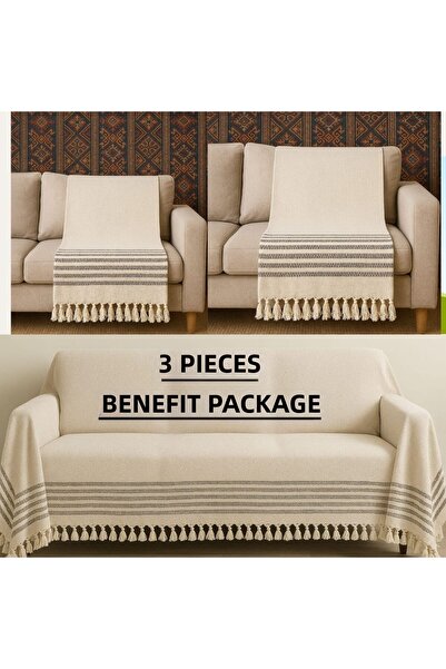 Loova Κάλυμμα Καναπέ 3 τεμαχίων Οικονομικό Σετ
